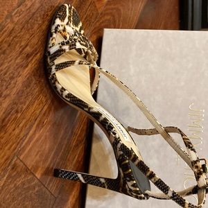 Jimmy Choo size 35 ( size 5 US) high heeled shoe
